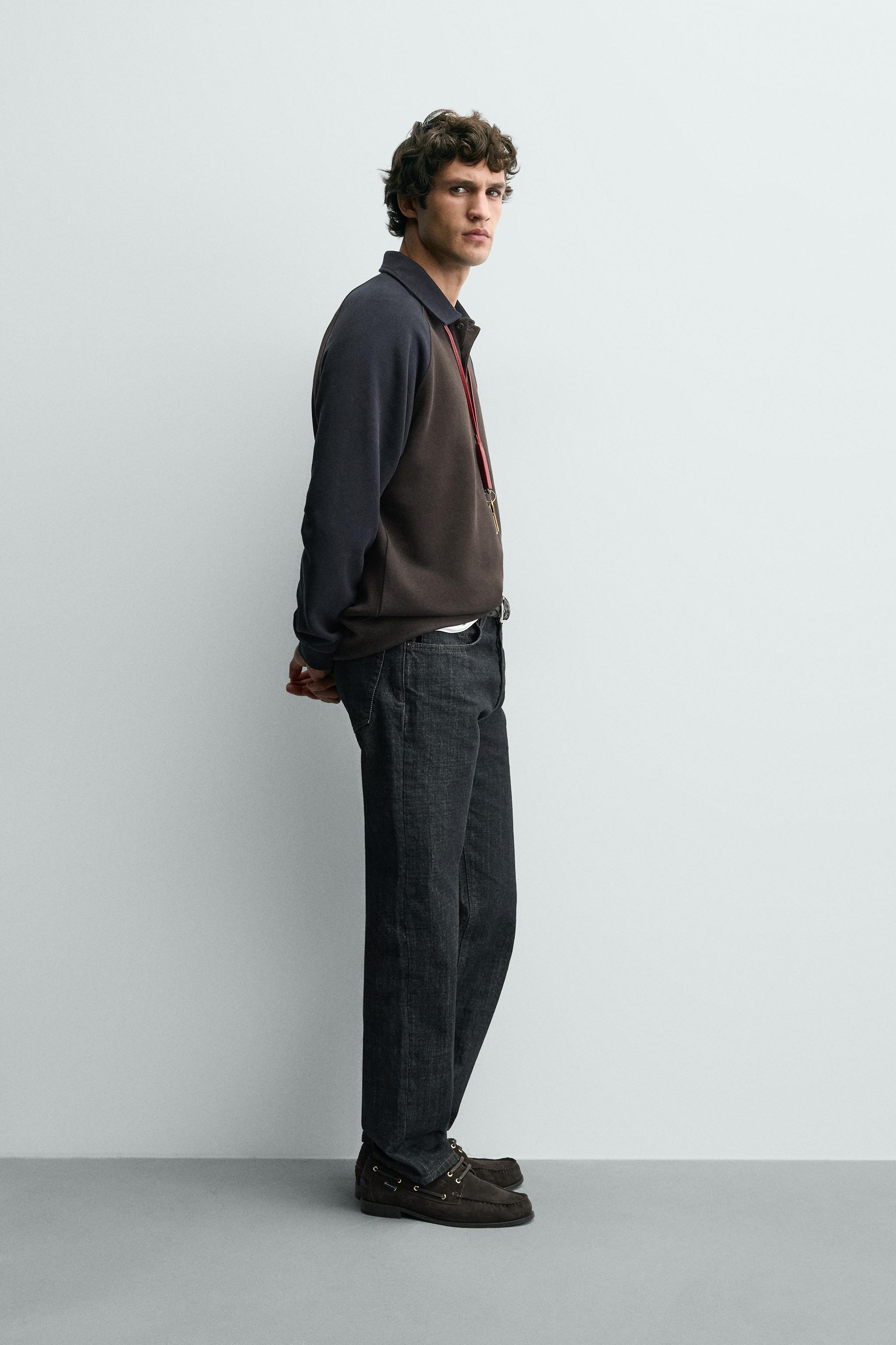 POLO COLOR BLOCK MANCHES RAGLAN